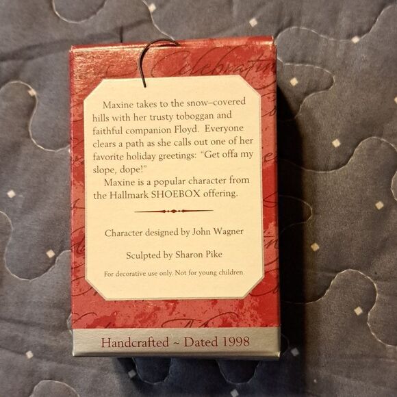 Hallmark Keepsake 1998 ornament Maxine - Picture 2 of 4